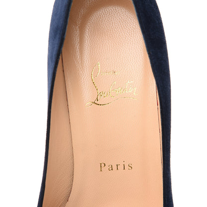 Christian Louboutin Veau Velours Pipina 55 Wedges 38.5 Night 6 of 10