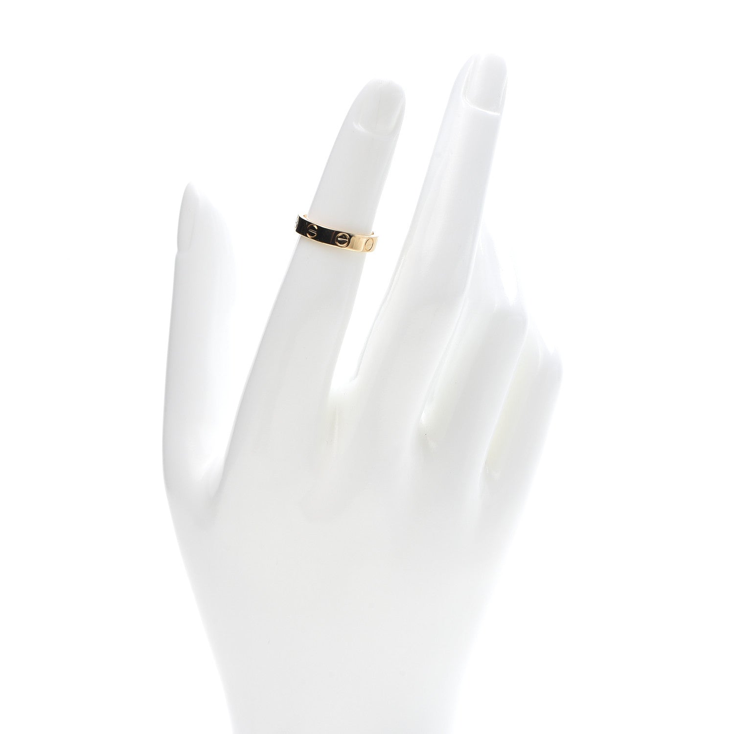 Cartier 18K Yellow Gold 3.5mm LOVE Wedding Band Ring 47 4 2 of 4