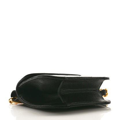 Chanel Lambskin Quilted Flap Waist Belt Bag Black 4 of 9