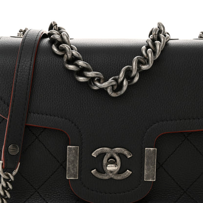 Chanel Grained Calfskin Archi Chic Flap Black 8 of 11
