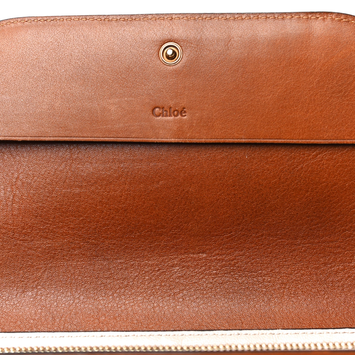 Chloe Calfskin Hudson Long Wallet Caramel 11 of 17