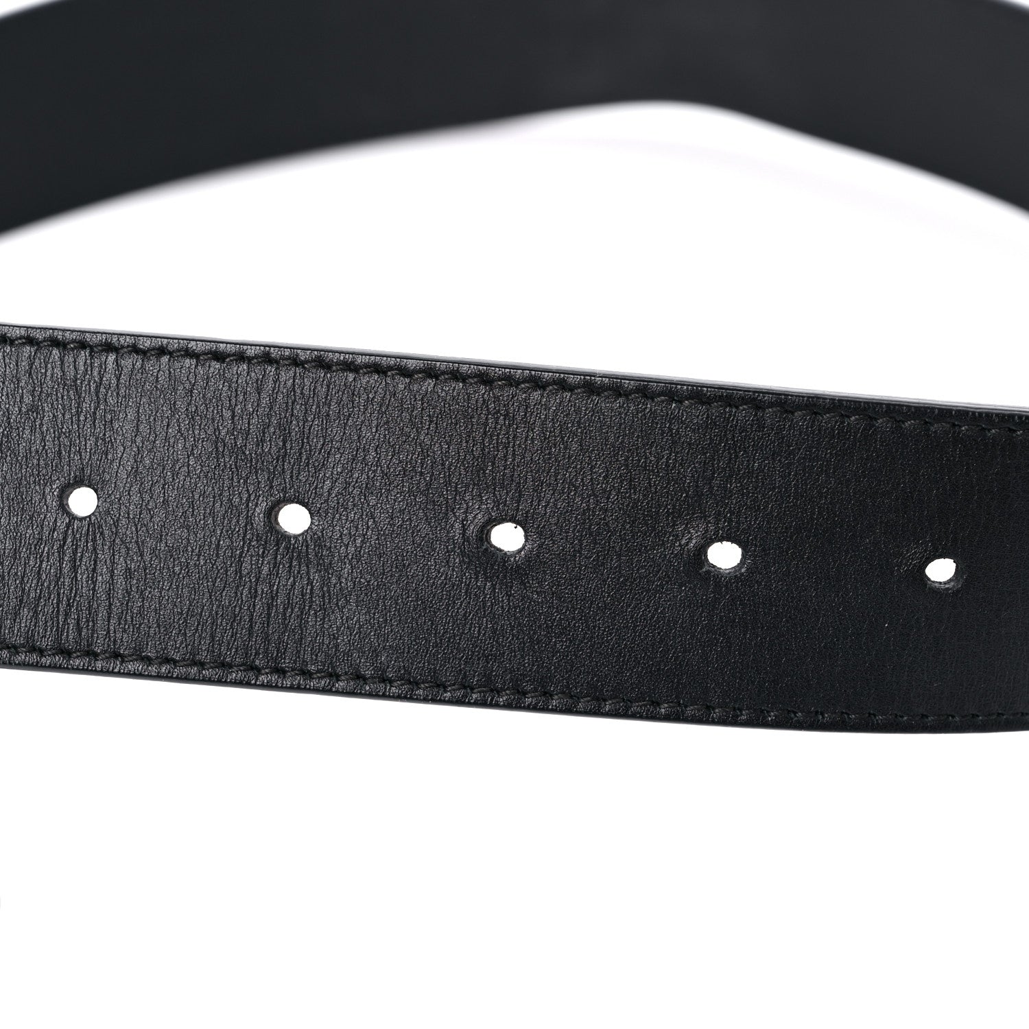 Gucci Calfskin Double G 40mm Belt 70 28 Black 6 of 7
