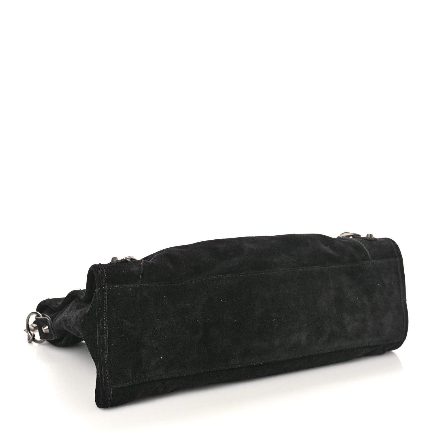 Balenciaga Baby Daim Suede Classic Silver Hardware City Black 4 of 8