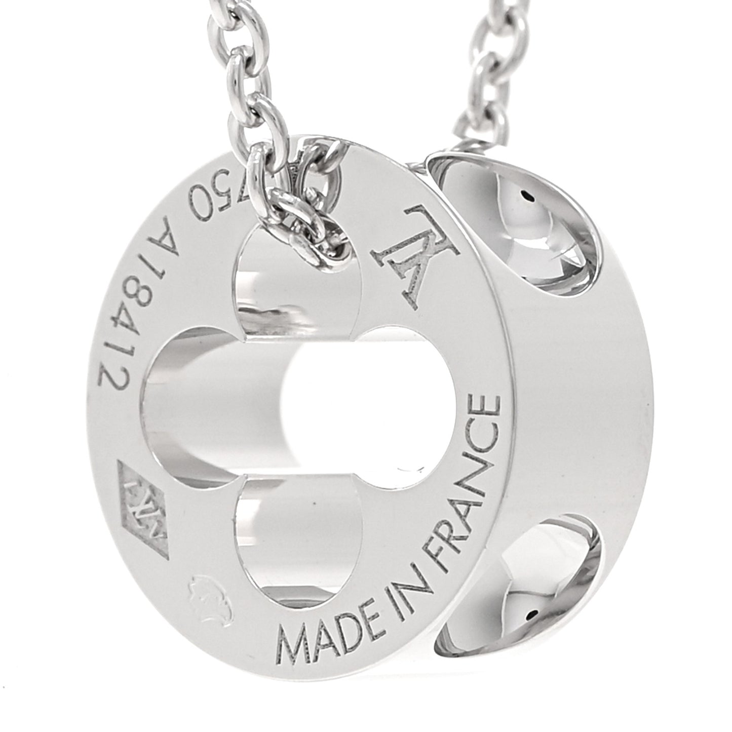 Empreinte White Gold Pendent Necklace