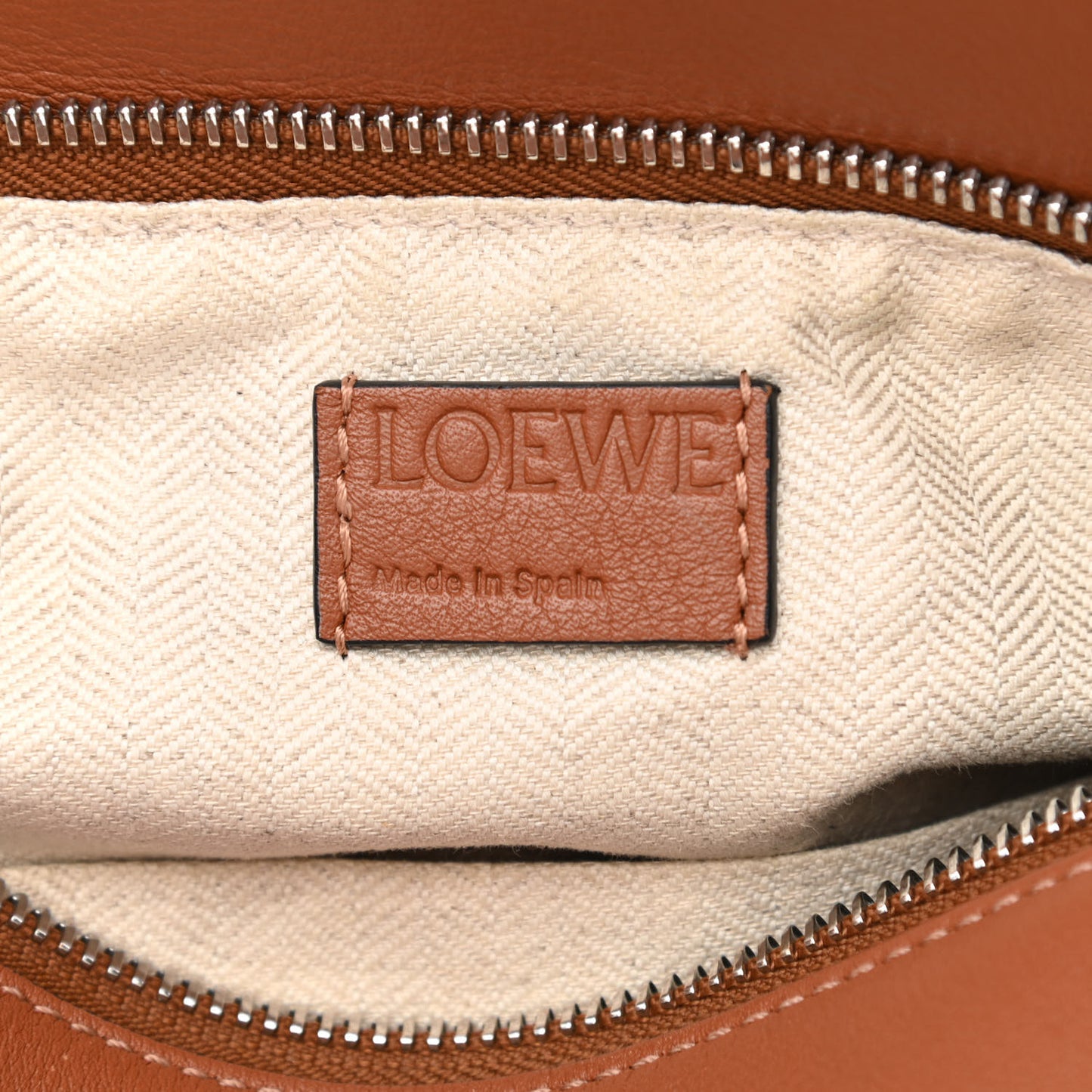 Calfskin Small Puzzle Bag Tan
