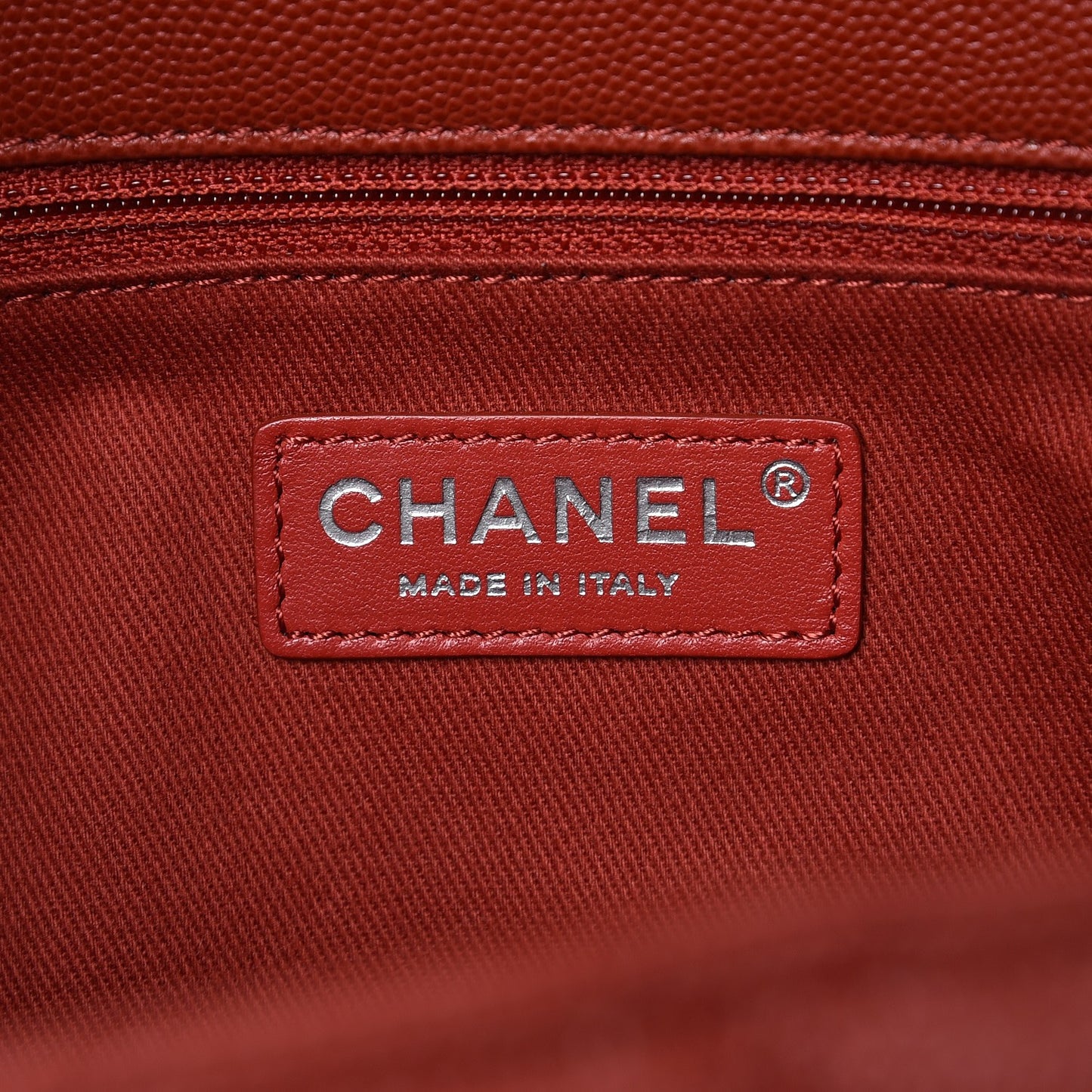 Caviar Quilted Medium Coco Handle Flap Dark Red