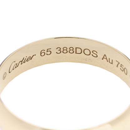 Cartier 18K Yellow Gold 5mm 1895 Wedding Band Ring 65 11 4 of 5