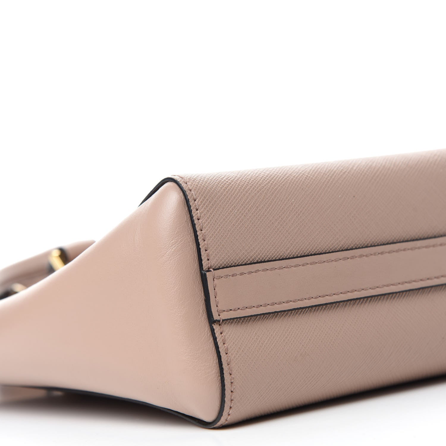 Prada Saffiano Soft Calfskin Small Zippered Tote Cipria 6 of 11
