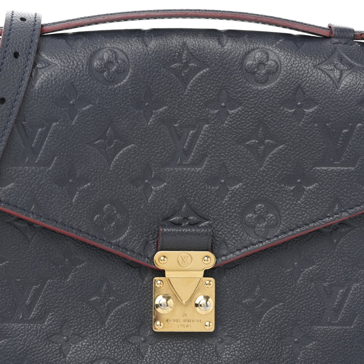 Empreinte Pochette Metis Marine Rouge