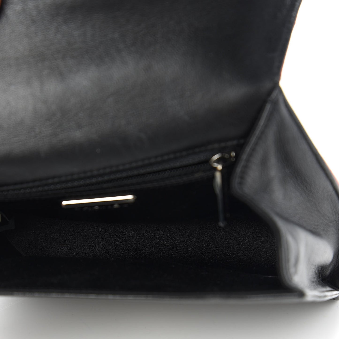 Lambskin Quilted Fresh Air Clutch Black Red Blue