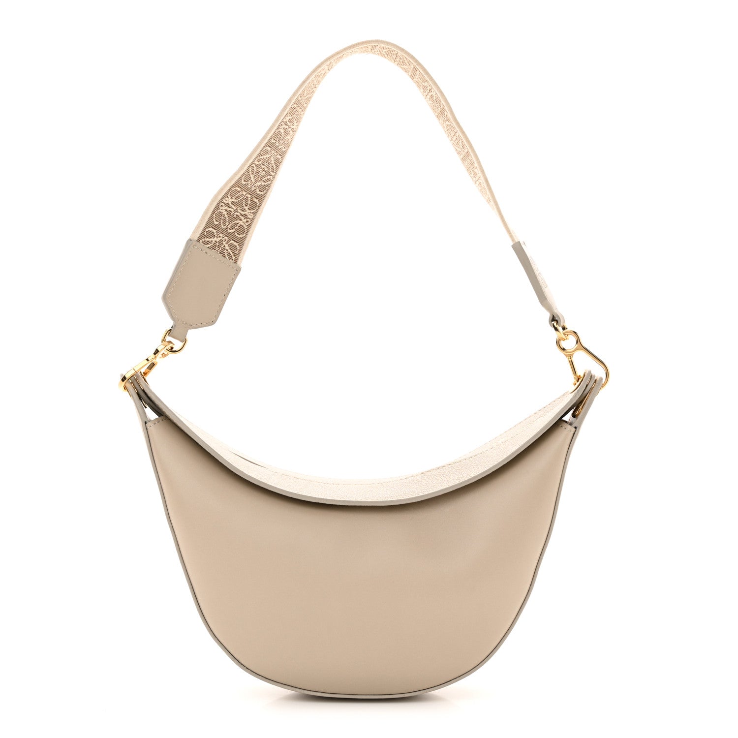 Loewe Satin Calfskin Jacquard Luna Bag Oat 1 of 11