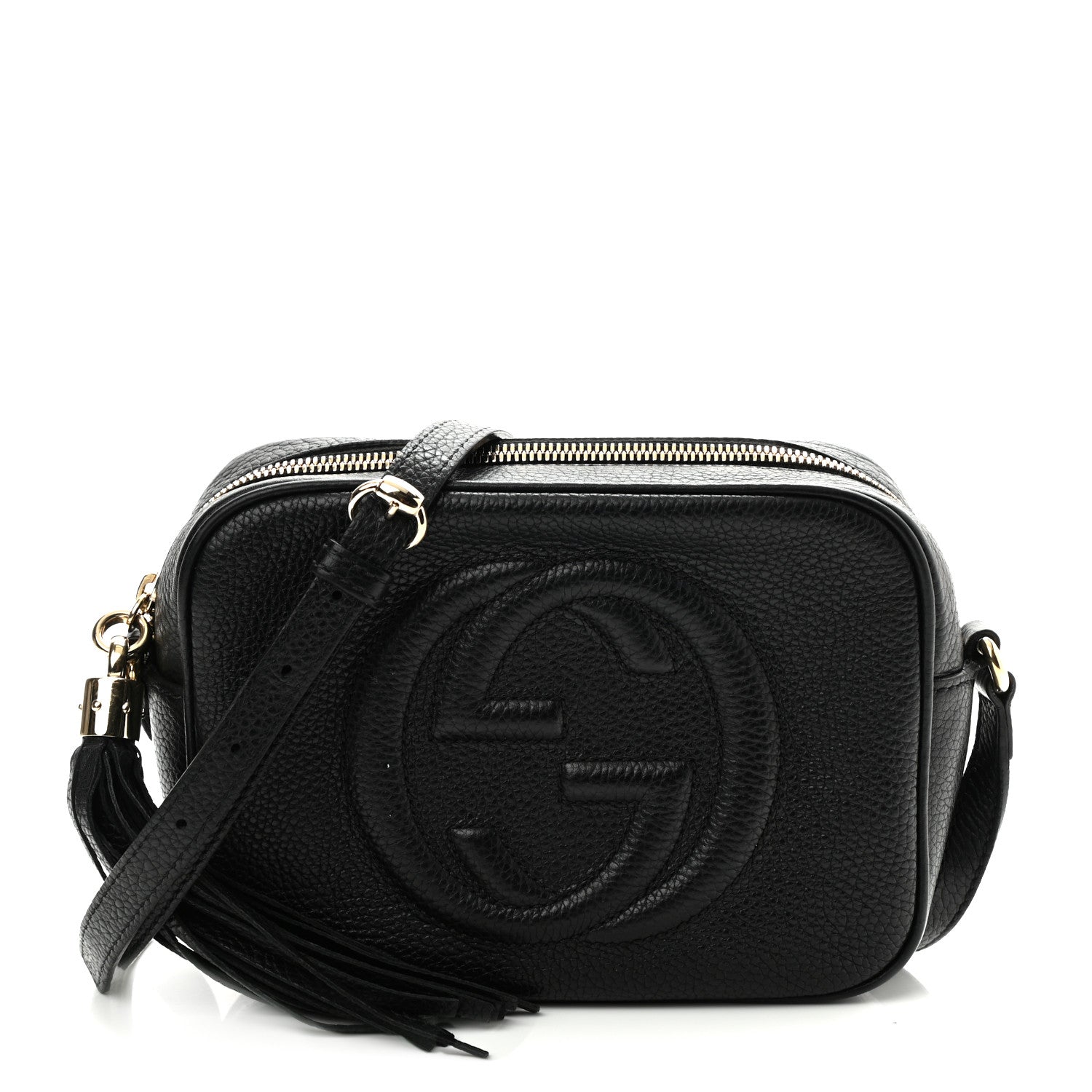 Gucci Pebbled Calfskin Small Soho Disco Bag Black 1 of 11