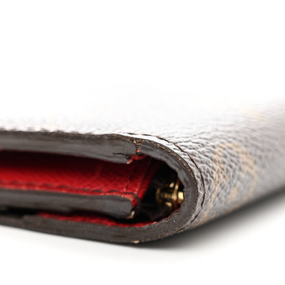 Louis Vuitton Monogram Emilie Wallet Rouge 9 of 11
