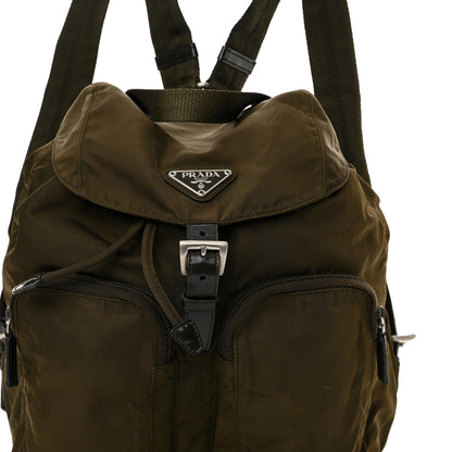 Prada Nylon Vela Small Backpack Militare 8 of 10