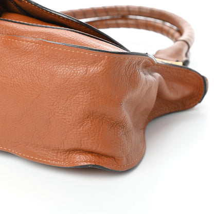 Chloe Calfskin Small Marcie Satchel Tan 8 of 8