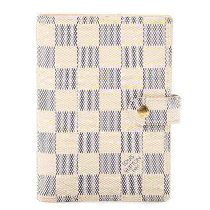 Louis Vuitton Damier Azur Small Ring Agenda Cover 1 of 10