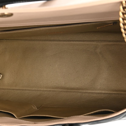 Chanel Lambskin Portobello Tote Black Beige 5 of 10