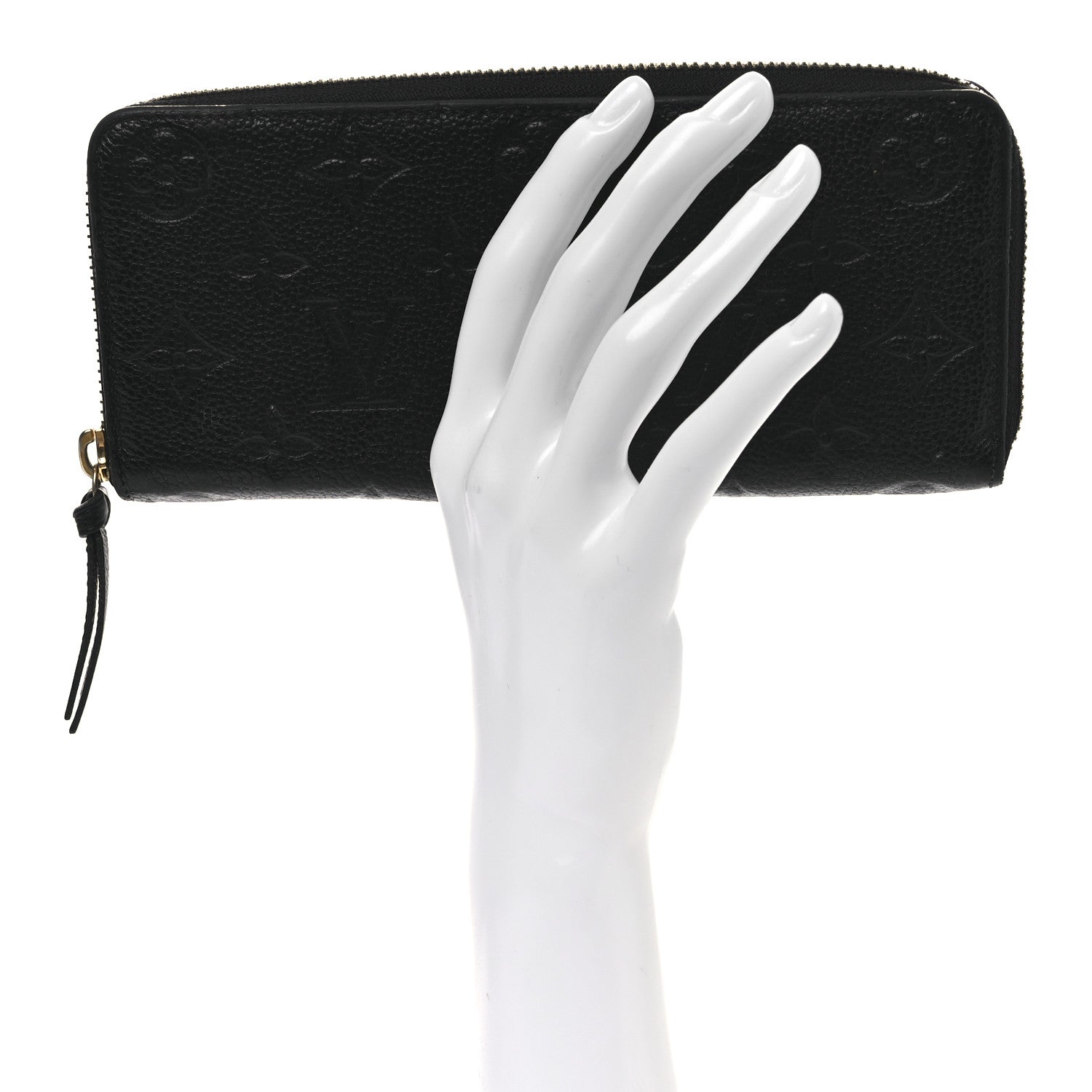 Louis Vuitton Empreinte Clemence Wallet Black 2 of 8