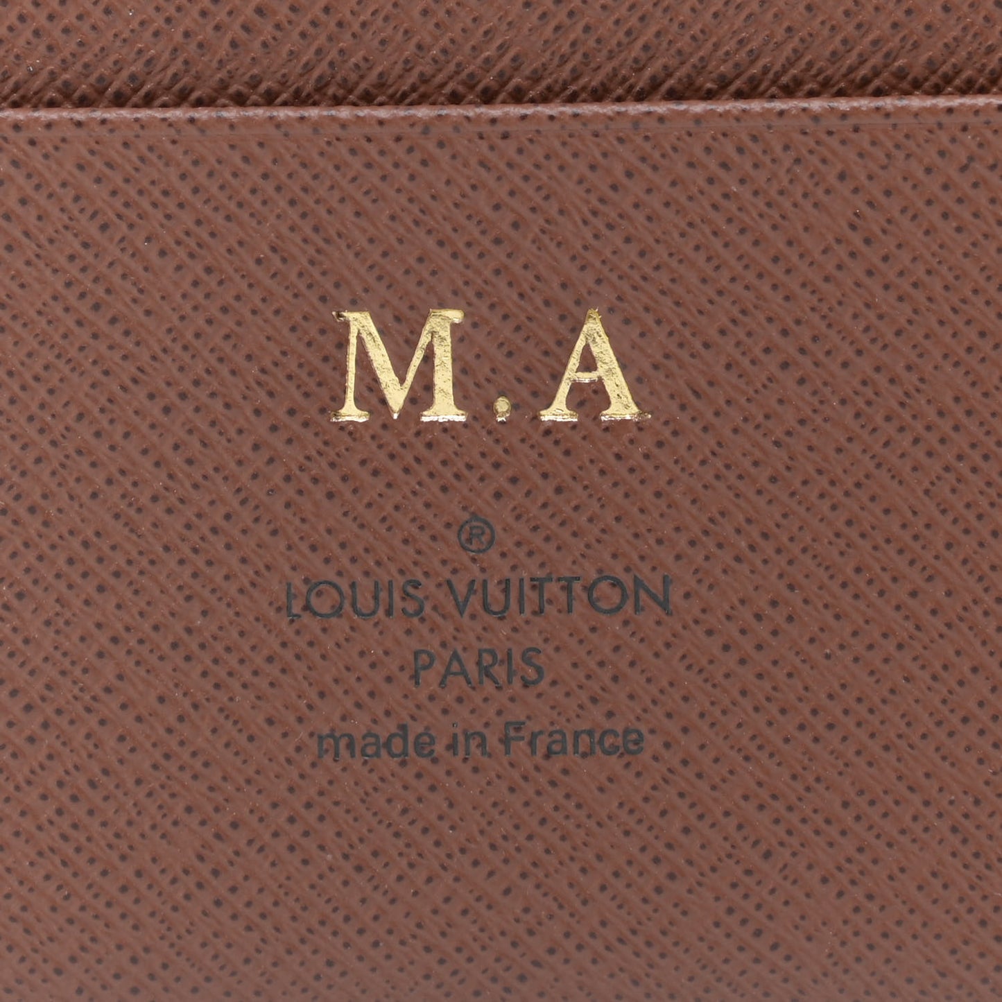 Monogram Large Ring Agenda Cover