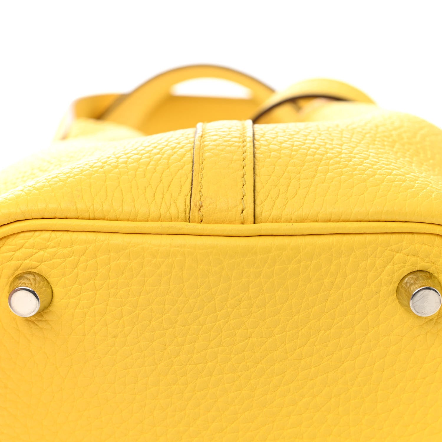 Hermes Taurillon Clemence Picotin Lock 18 PM Jaune De Naples 11 of 19