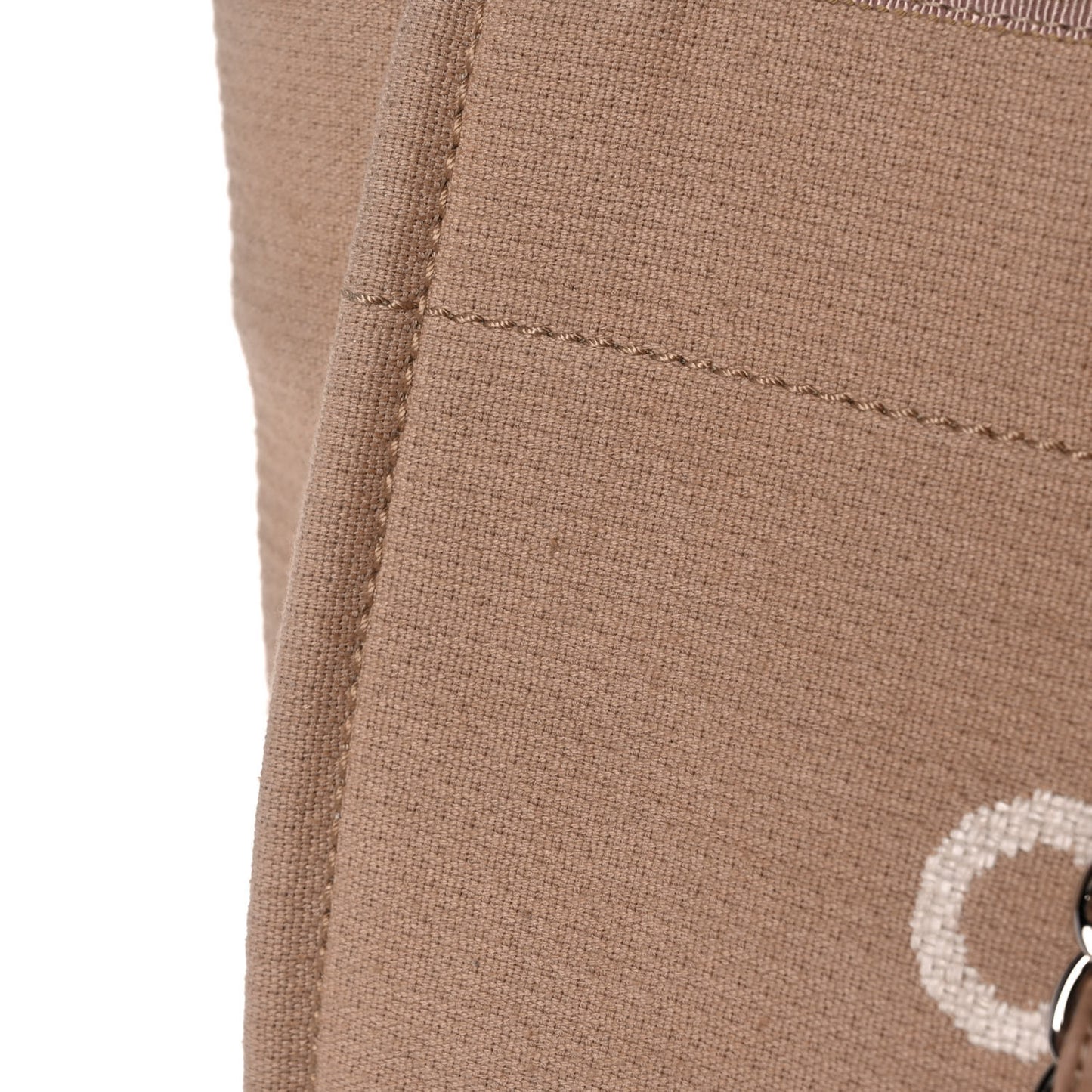 Mixed Fibers Deauville Tote Beige