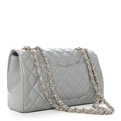 Chanel Lambskin Quilted Medium Mademoiselle Chic Flap Gris 2 of 9