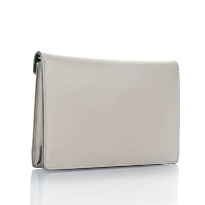 Celine Pony Hair Calfskin Diamond Compact Multifunction Wallet Pearl Grey 3 of 8