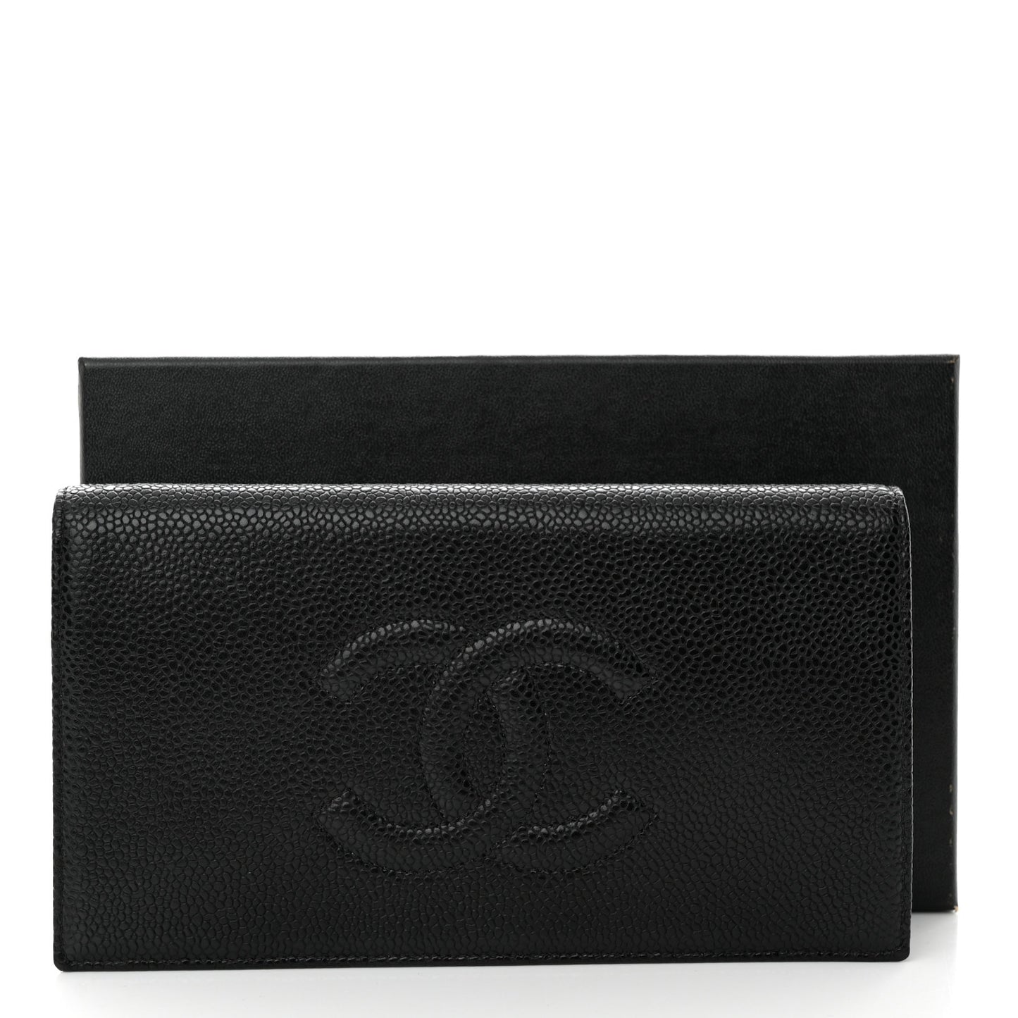 Caviar Timeless CC Yen Wallet Black