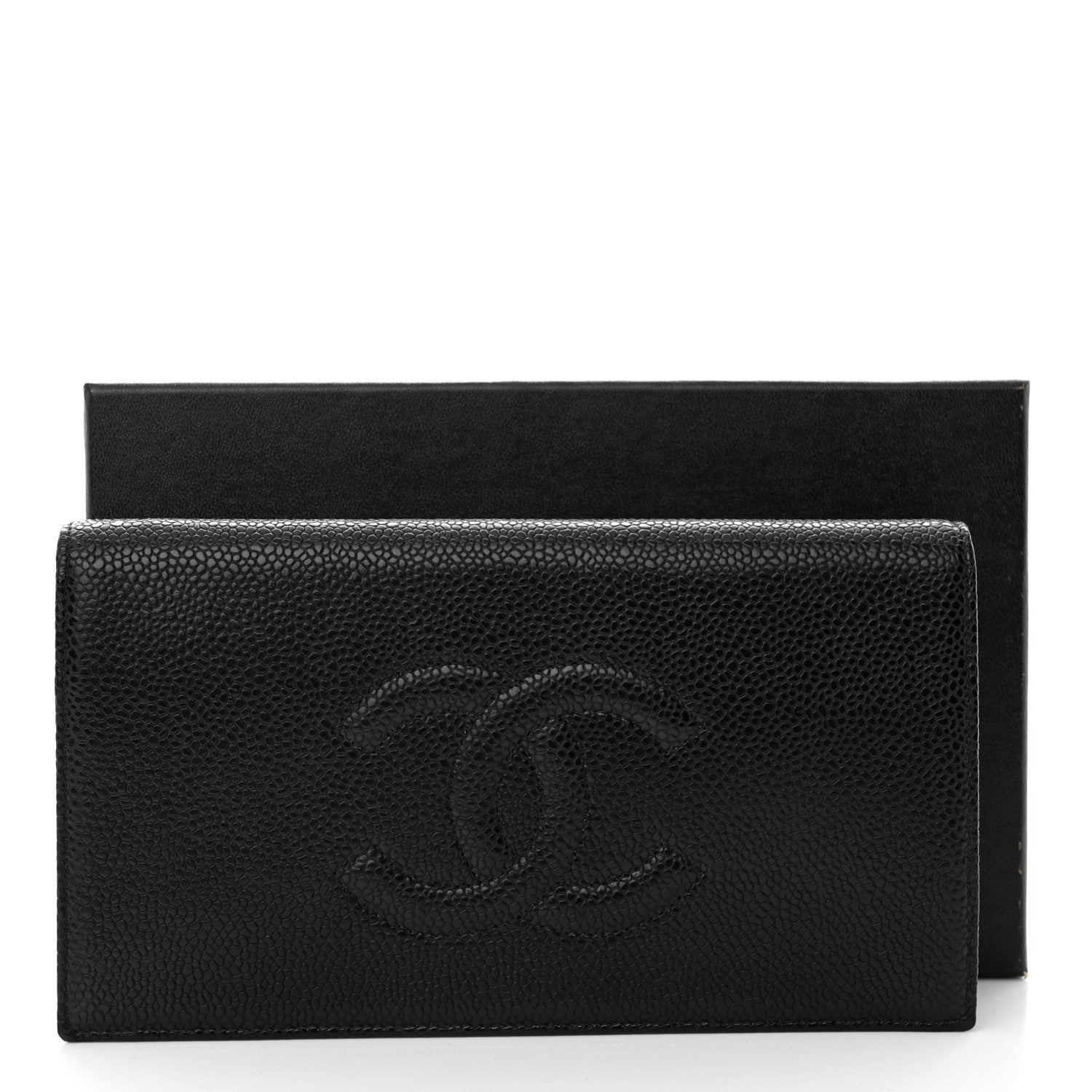 Chanel Caviar Timeless CC Yen Wallet Black 14 of 14