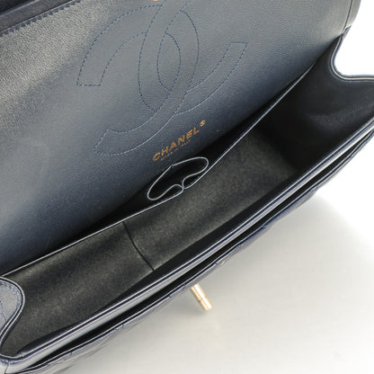 Chanel Lambskin Jumbo Double Flap Navy Blue 5 of 7
