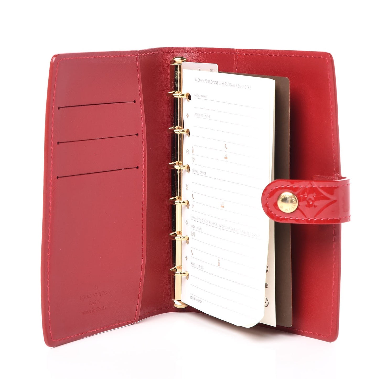 Vernis Small Ring Agenda Cover Pomme D'Amour