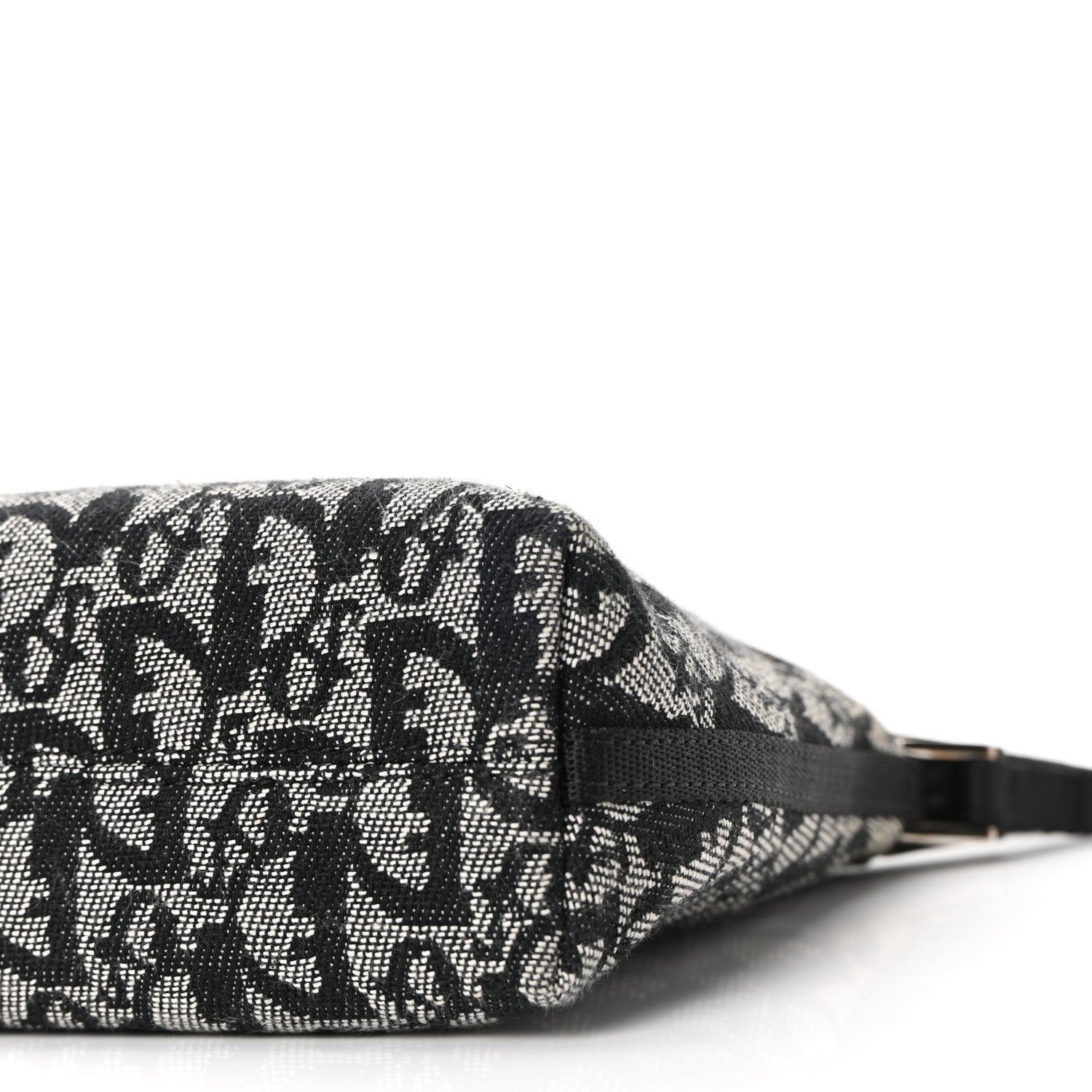 Christian Dior Monogram Shoulder Bag Pochette Black 6 of 10