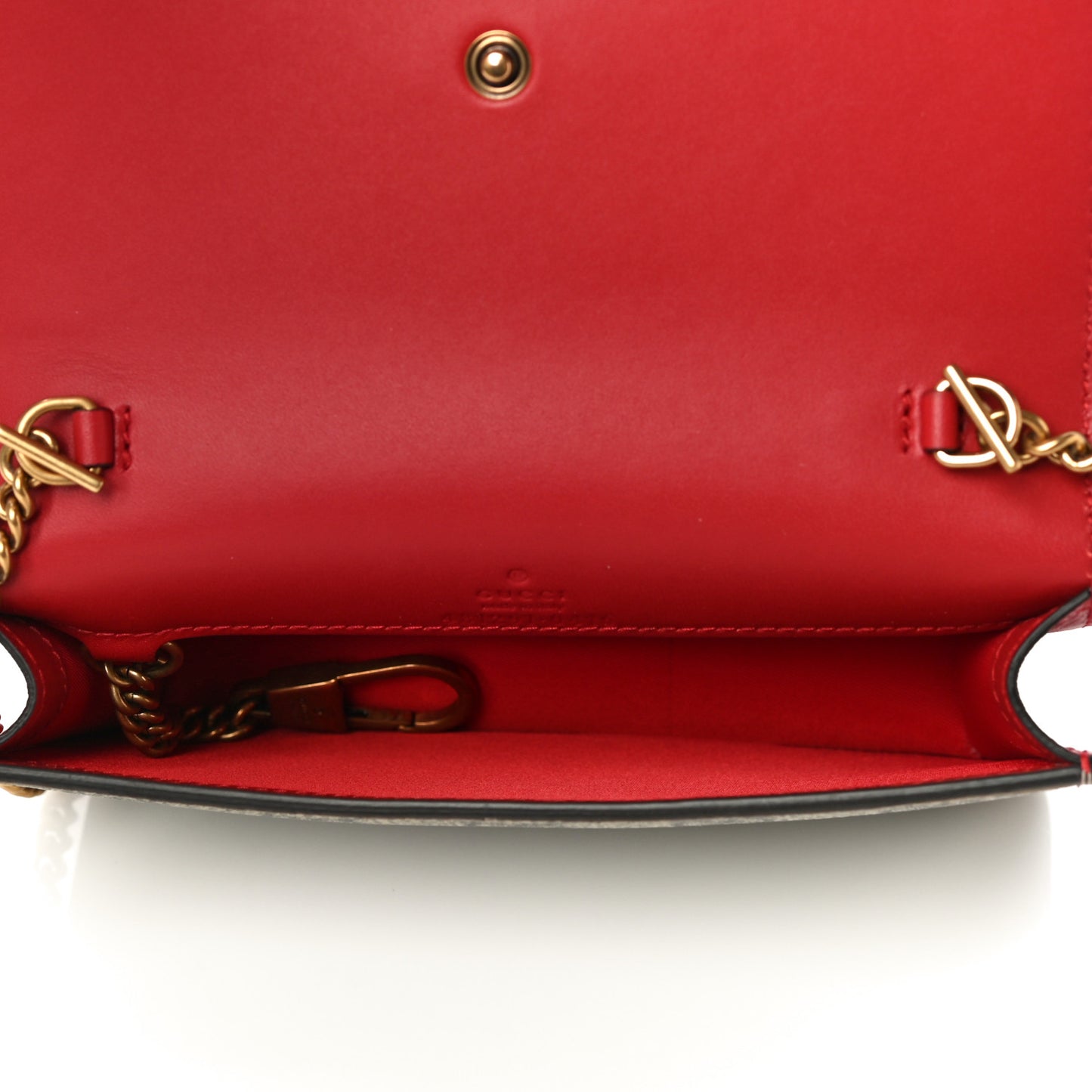 GG Supreme Monogram Mini Cherry Chain Bag