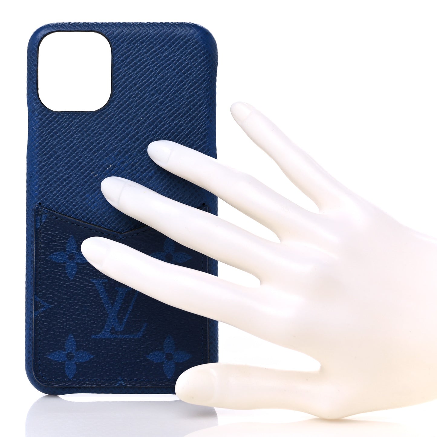 Monogram iPhone 11 Bumper Cobalt