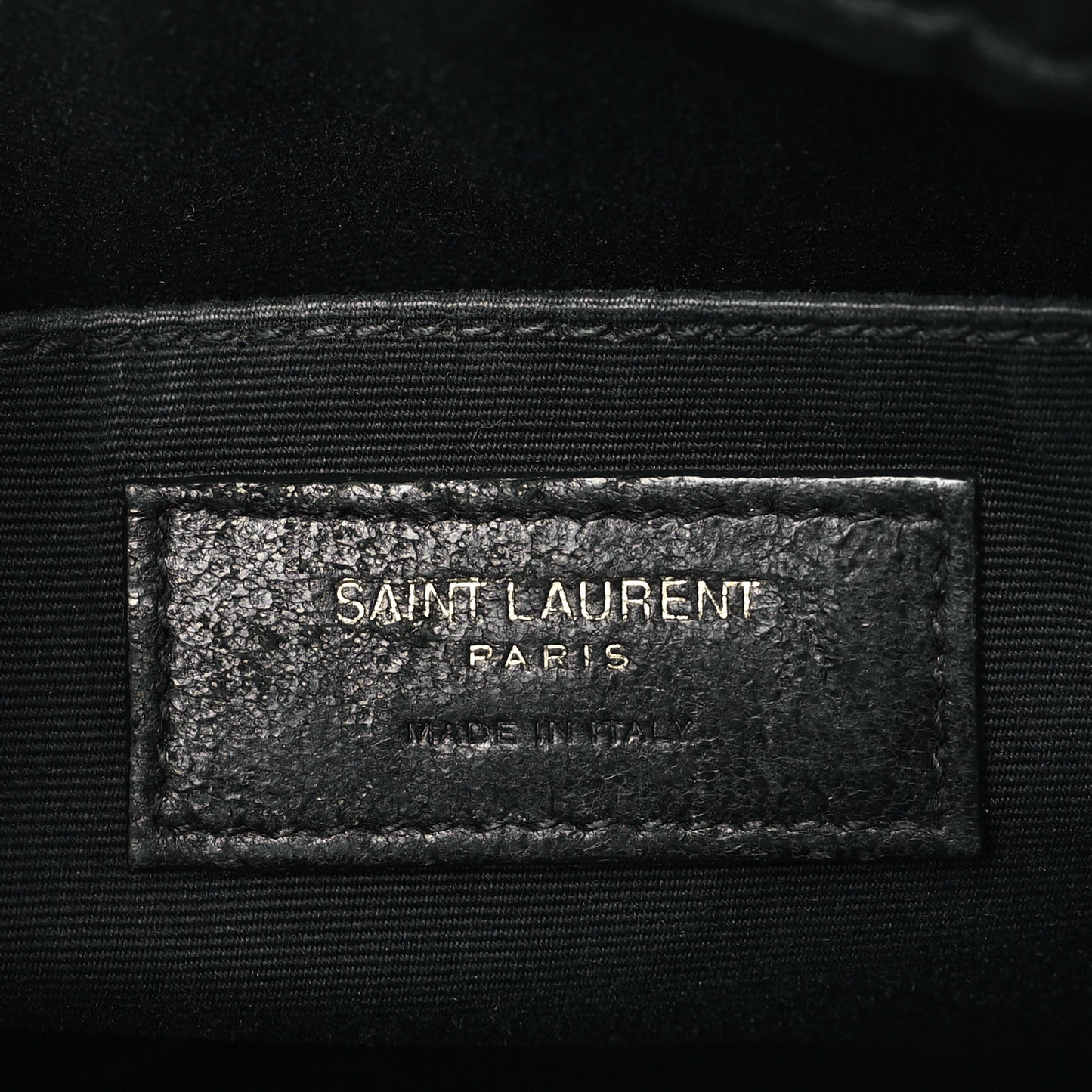 Calfskin Matelasse Monogram Lou Camera Bag Black
