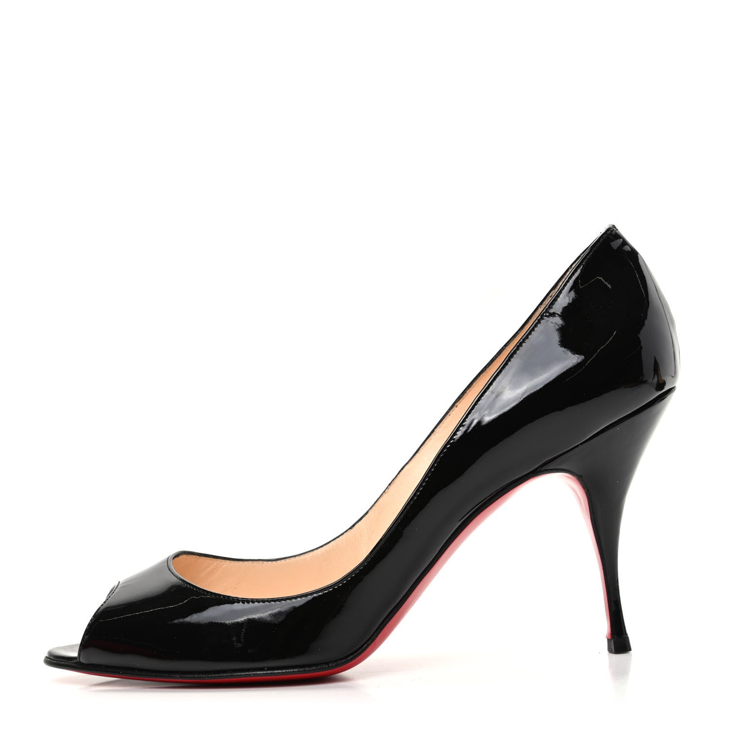 Christian Louboutin Patent Mater Claude 85 Pumps 40 Black 1 of 7