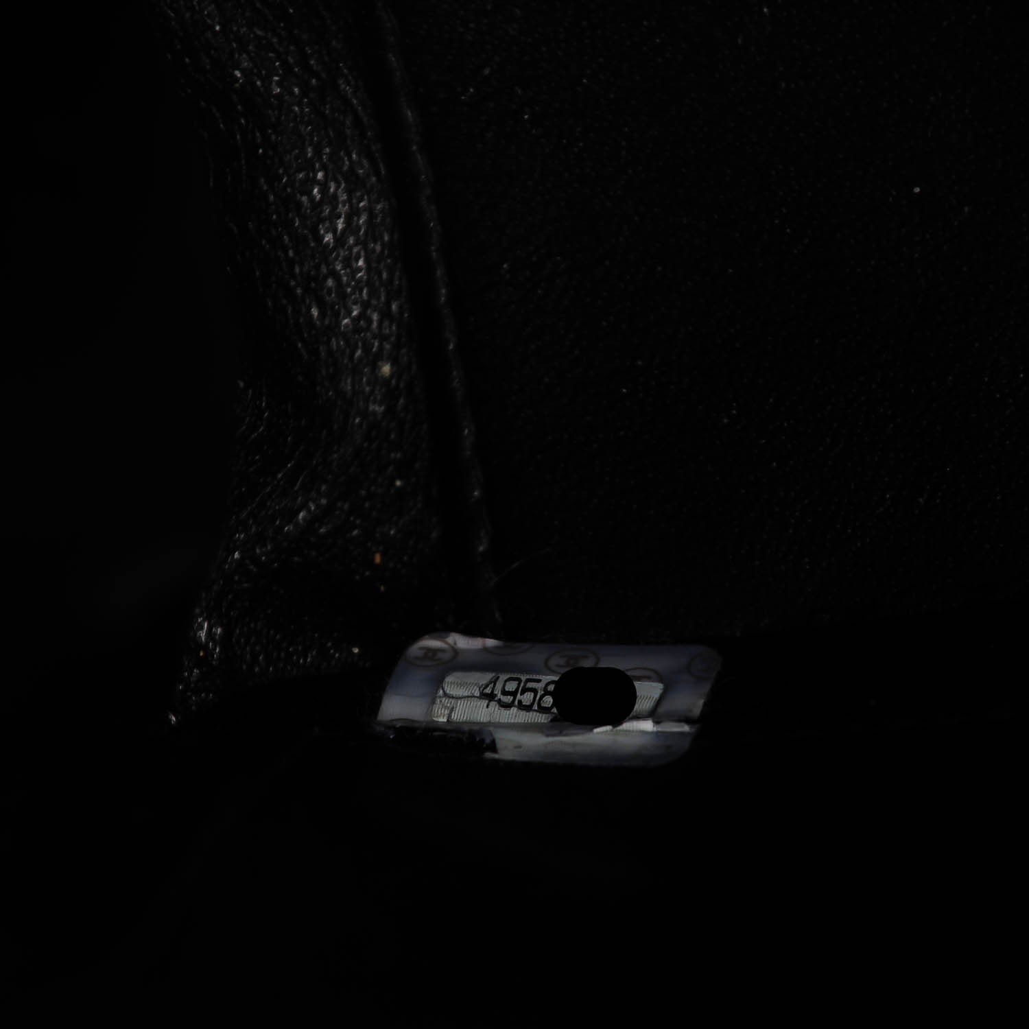 Chanel Lambskin Quilted Shoulder Bag Black 8 of 8