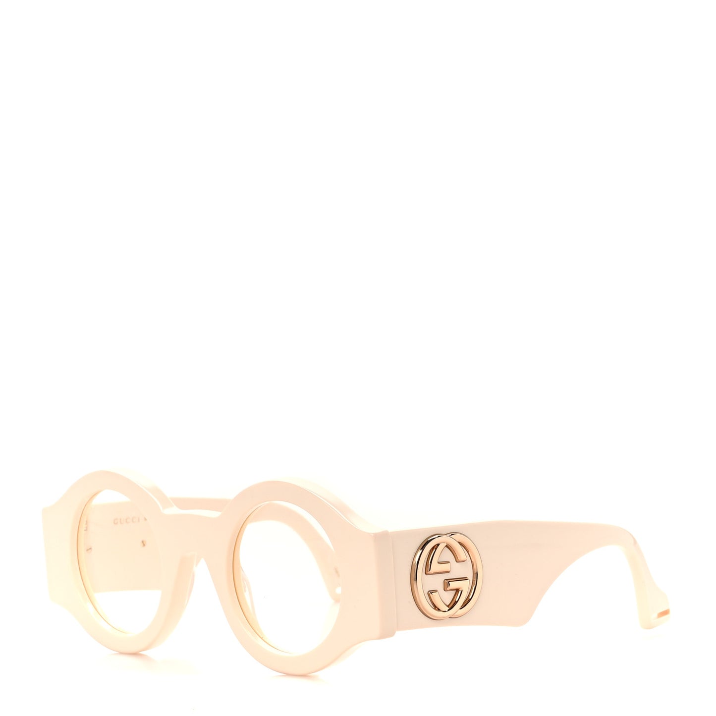 Acetate Round Sunglasses GG0629S Ivory
