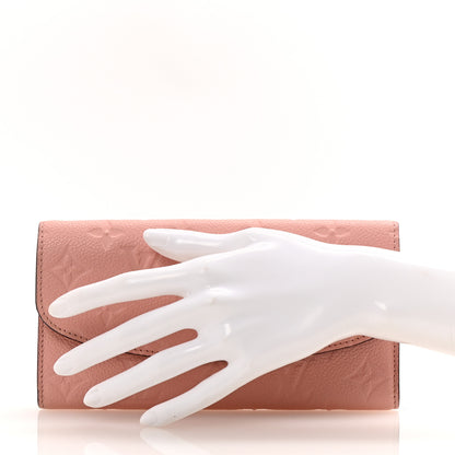 Louis Vuitton Empreinte Emilie Wallet Rose Poudre 2 of 11