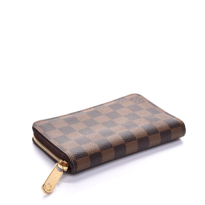 Louis Vuitton Damier Ebene Zippy Compact Wallet 4 of 9