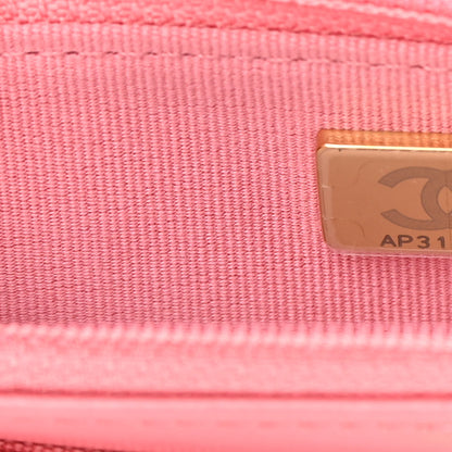 Chanel Lambskin Quilted Pillow Crush Wallet On Chain WOC Pink 8 of 14