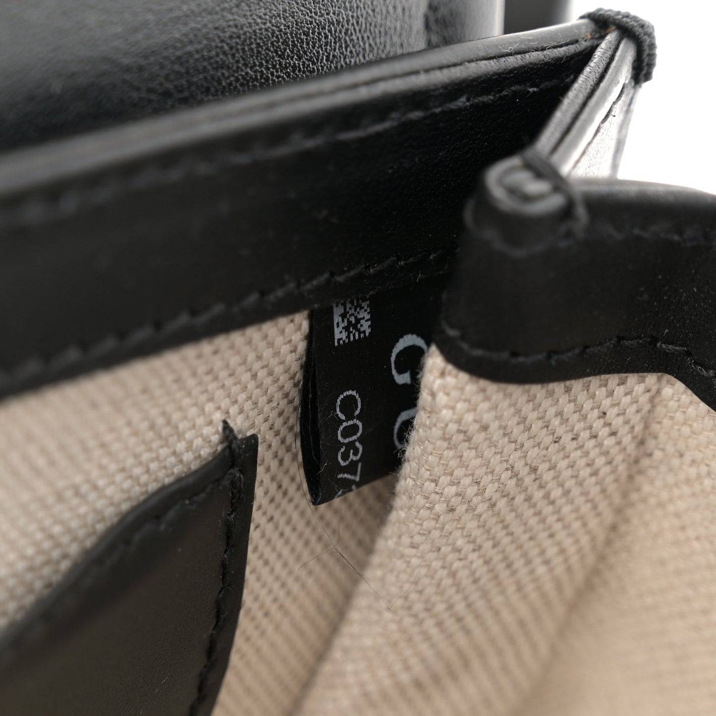 Calfskin Bamboo Mini 1947 Belt Bag 85 34  Black