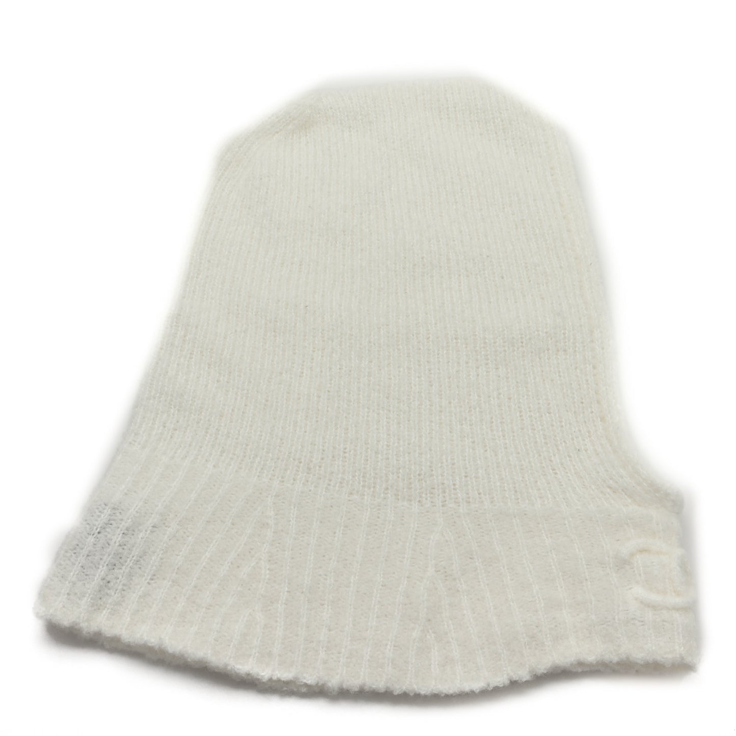 Cashmere Silk Balaclava White