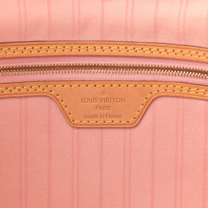 Louis Vuitton Damier Azur Delightful MM Rose Ballerine 6 of 10