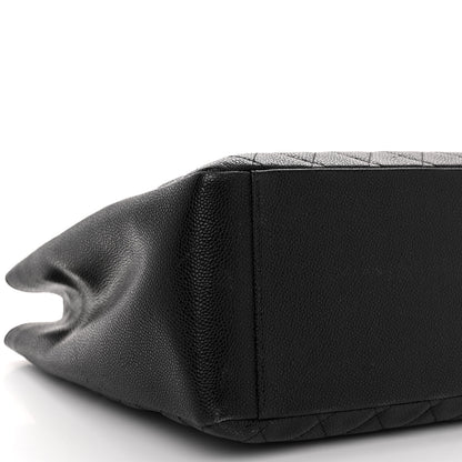Chanel Caviar Quilted Grand Shopping Tote GST Black 8 of 9