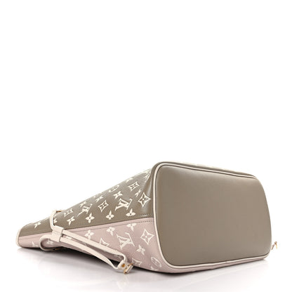Louis Vuitton Empreinte Monogram Spring In The City Neverfull MM Kaki Beige Cream 5 of 10