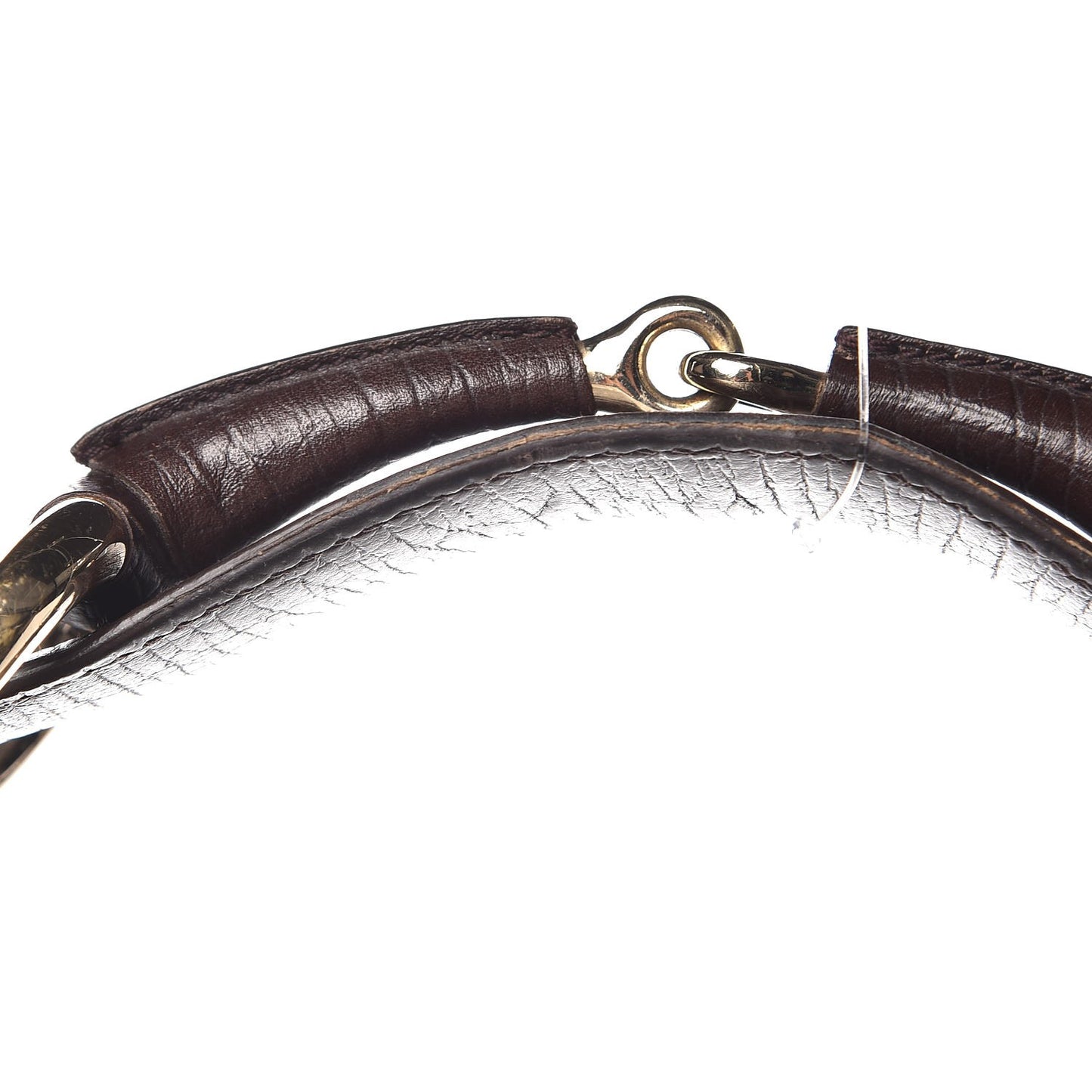 Monogram Medium Horsebit Chain Hobo Dark Brown