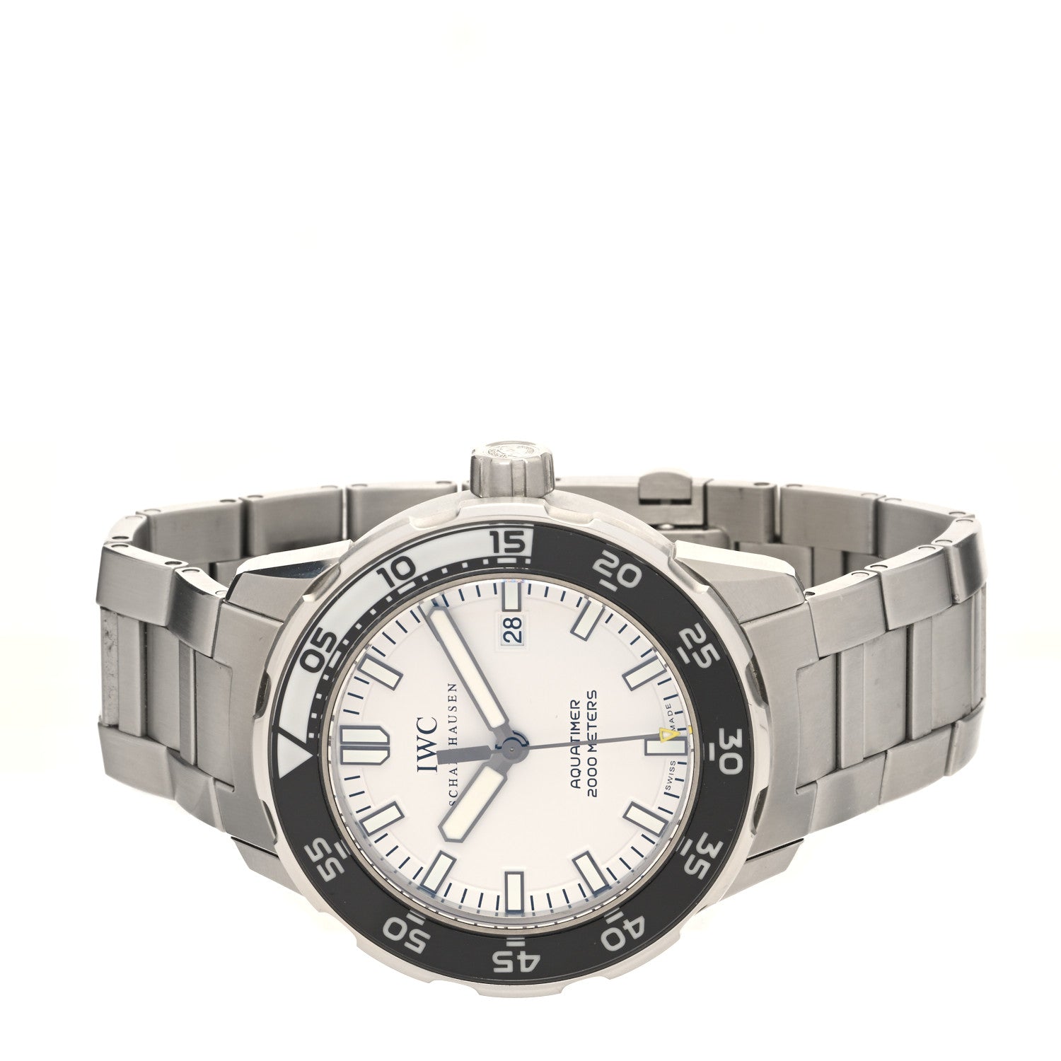 IWC Stainless Steel 45mm Aquatimer Automatic Watch White IW356809 2 of 4