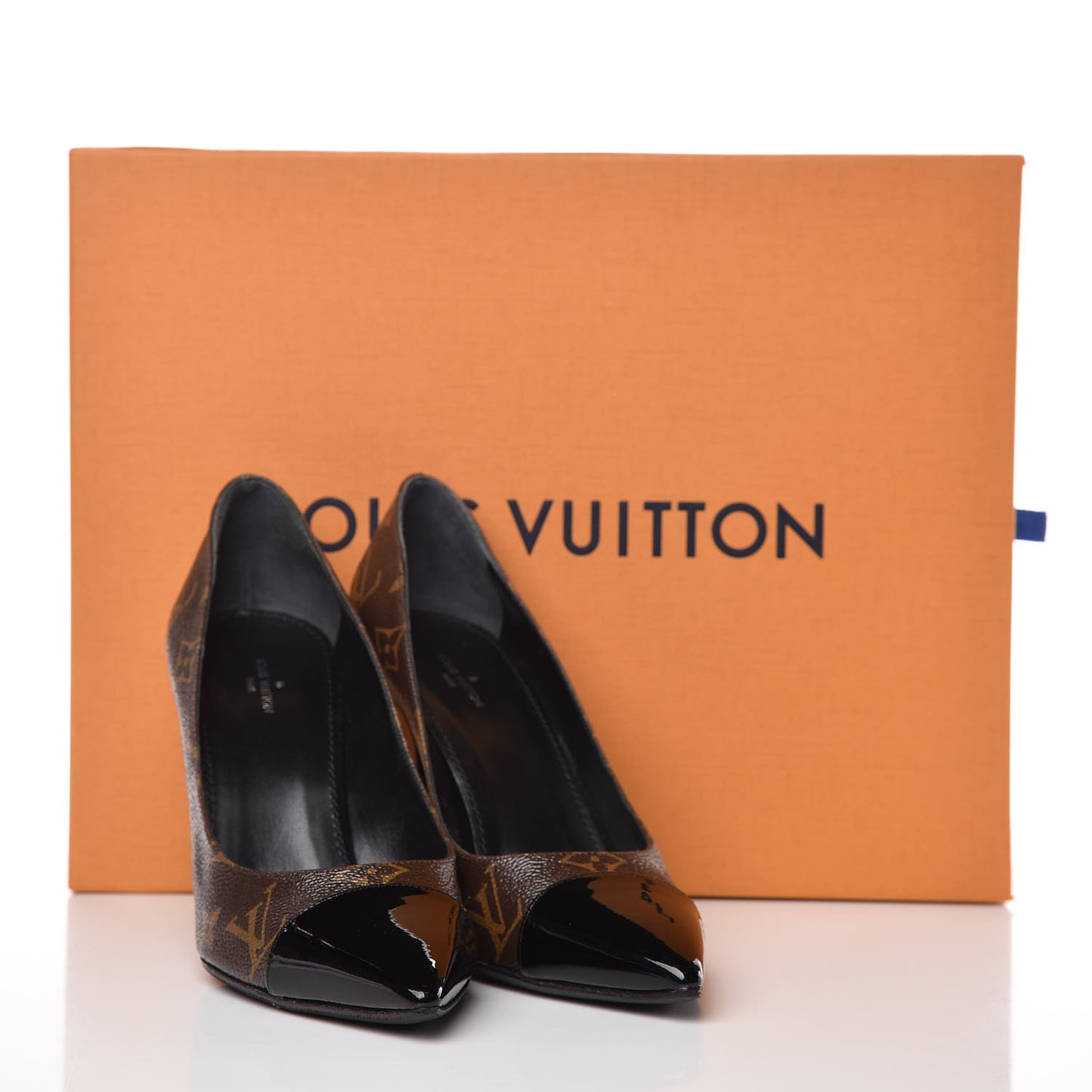 Patent Monogram Fetish Pumps 38