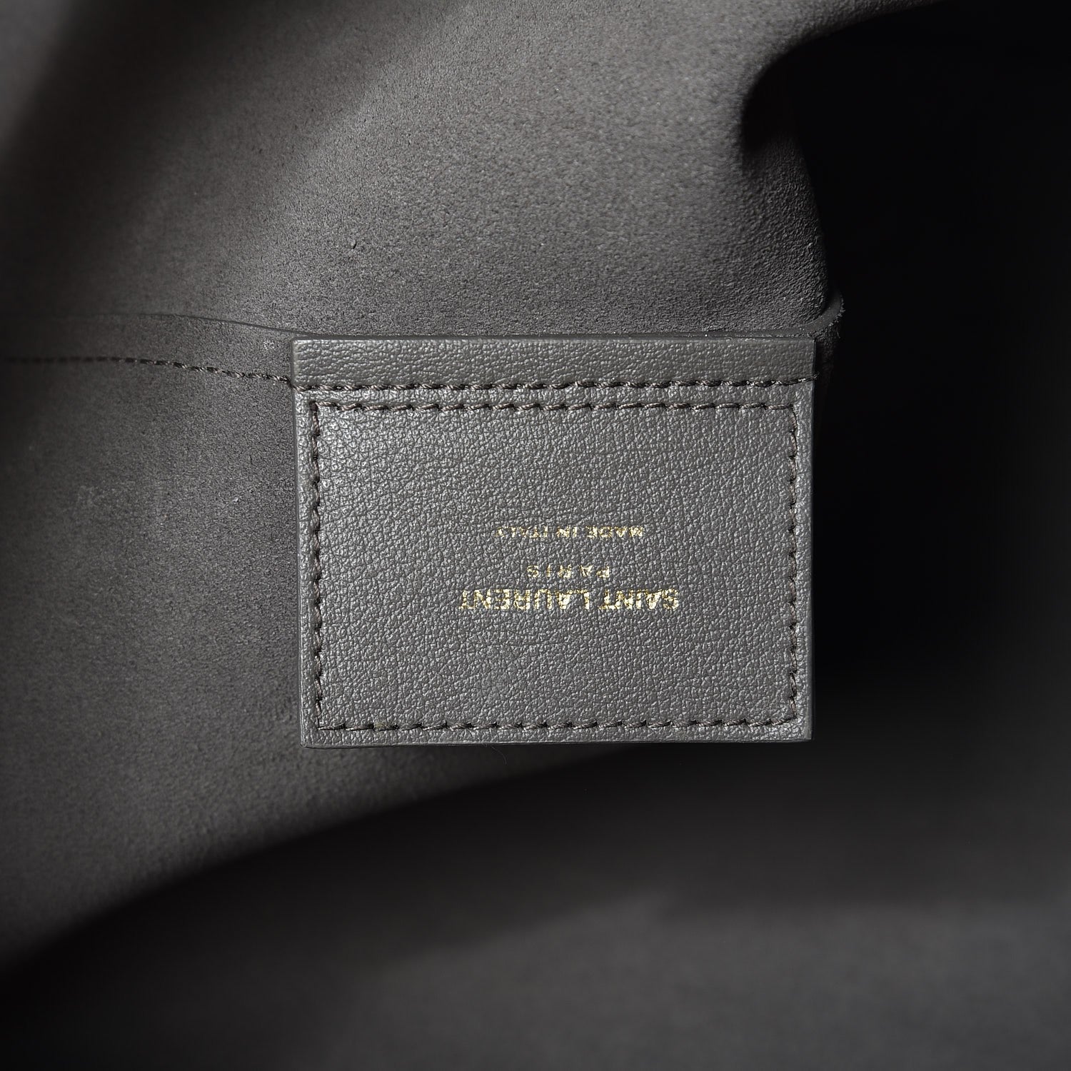 Saint Laurent Calfskin Large Shopping Tote Earth 7 of 11